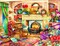 Sunsout Fireside Embroidery 1000 pc Large Pieces Jigsaw Puzzle 23447